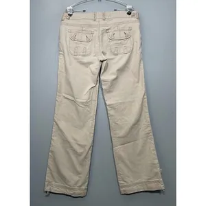 Maurices Women Size 9 10 Tan Khakis Pants Baggy Straight Casual 90s Y2K Utility thumbnail 7
