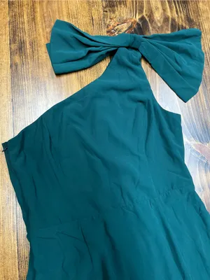 Lulus Revel in the Moment Emerald Green One-Shoulder Maxi Dress Size Large NWT thumbnail 10