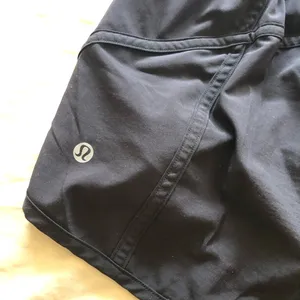 Lululemon Tracker Shorts Black Athletic Running Short Lined 6 Small thumbnail 7