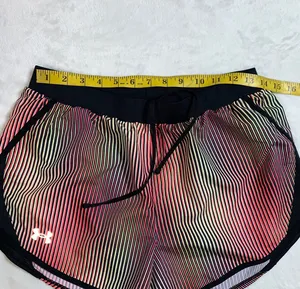 Under Armour heatgear striped shorts size M womens thumbnail 7