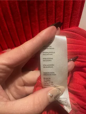 NWT Free People Tilly Long Sleeve Cardi-High Risk Red thumbnail 11