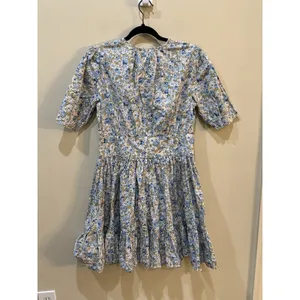 By Timo Poplin Mini Dress Blossoms‎ Size Medium Floral thumbnail 2