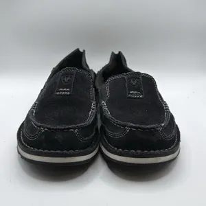 Ariat Crusier Womens Size 7.5B Black Suede Mocassin Boat Loafers Shoes 10027355 thumbnail 2
