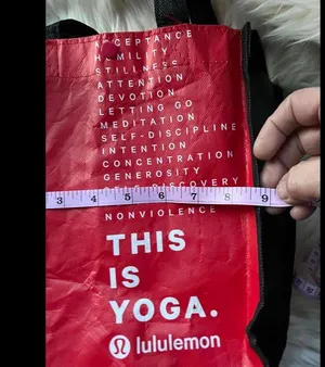 Lululemon 'This is Yoga' Tote Bag - Stylish & Practical thumbnail 6
