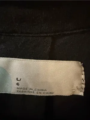Free People Black Smocked Hem Button Front Dress thumbnail 5