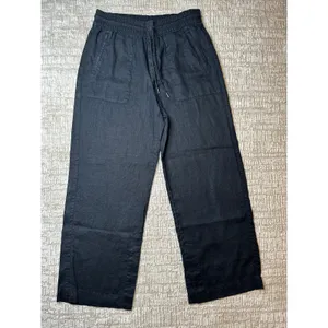 Athleta Black Wide Leg Woven Pant thumbnail 2