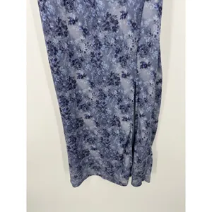 No Boundaries Blue Floral Y2K‎ Mesh Maxi Babydoll Dress Sz M Boho Dainty Feminine Coquette thumbnail 4