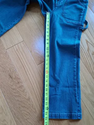 On 34th Womens 4/27 (24W x 26L) Barrel Leg High Rise Stretch Blue Denim Jeans thumbnail 9