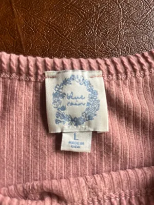 Blue Rain Pink Crop Top thumbnail 3