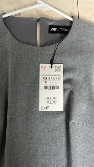 ZARA Grey Mini Dress thumbnail 3
