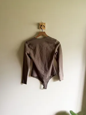 Abercrombie & Fitch Soft A&F Collection Long Sleeve Bodysuit Size M thumbnail 4