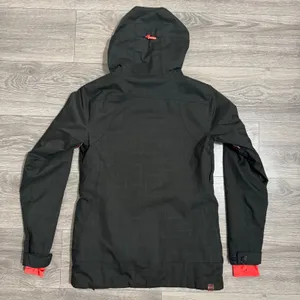 DC Data Women Snowboard Ski Jacket‎ Black Neon Coral 10K Waterproof Small Hooded thumbnail 9