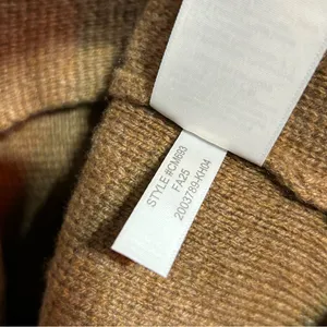 J. Crew Full Zip Flight Sweater Jacket Lambswool Blend Tan Size Medium Preppy thumbnail 10