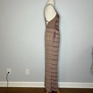 Ecoté- Purple Jumpsuit with Cross Back thumbnail 4
