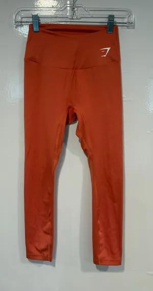 Gymshark Orange High-Waisted‎ Leggings thumbnail 1