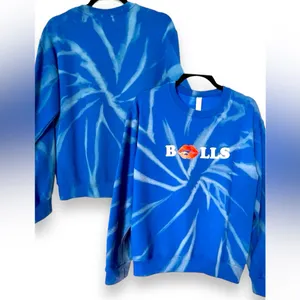 Buffalo bills bleached sweatshirt Blue thumbnail 2