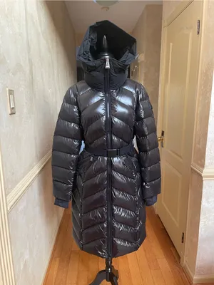Alpenhaus BELLEVAUX Puffer Coat With Adjustable Belt Black Shiny Sz XL thumbnail 8