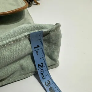 NWT‎ Myra Bag 821 Sage Green Canvas Leather Trim Crossbody Messenger Bag Boho thumbnail 7