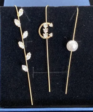 Ear Wrap Hook Earrings Gold thumbnail 1