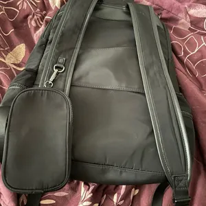 Madden Girl Black Backpack Laptop Sleeve Travel School Bag with Mini Pouches thumbnail 2
