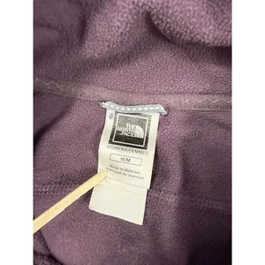 North Face Sweatshirt Womens‎ Medium Hoodie Full Zip Long Sleeve Purple TKA 200 thumbnail 2
