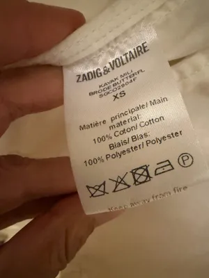 Zadig & Voltaire  white butterfly jacket thumbnail 7