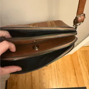 Brown Suede Shoulder Bag thumbnail 4
