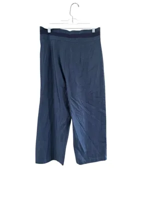 Women's FABI Blue Cropped Wrap Pants M Size M thumbnail 13
