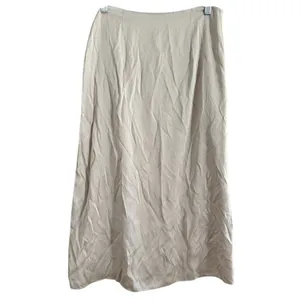 Club Monaco Cream Midi Wrap Skirt thumbnail 3