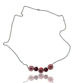 Christmas Poinsettia Candy Necklace thumbnail 2