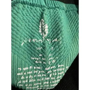 Free People women's‎ Ribbed Athletic Shorts Black Waistband & Green Body XS thumbnail 5