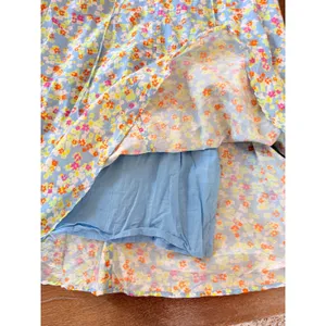 Roller Rabbit Floral Mini Dress Womens Blue Small thumbnail 5