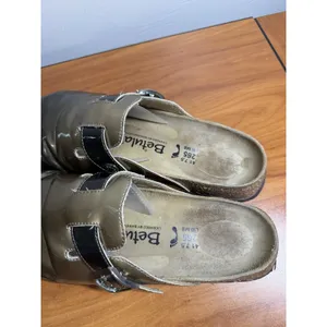 Betula by Birkenstock Womens Patent Leather Mules Shoes Gold Ombre EU 41 US 10 thumbnail 3