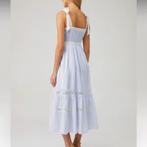 LoveShackFancy Ayala Tiered Midi Dress 6 thumbnail 4