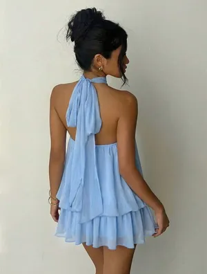 Mini dress Blue Size M thumbnail 2