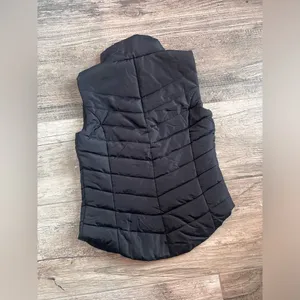Aeropostale Women's Down Zip-Up Vest Black Size Extra Small XS NWT #160 thumbnail 2