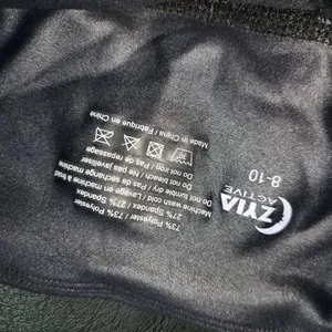 Zyia Active‎ Womens Black Faux Leather Leggings 8 10 thumbnail 4