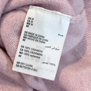 Charter Club Luxury 100% Cashmere Sweater Pink Lilac Crewneck M thumbnail 7