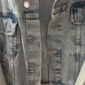 & Denim Jacket with Button Closure Blue Size XS thumbnail 5