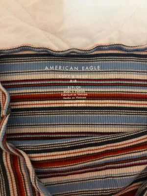 American Eagle Tube Top Striped thumbnail 2