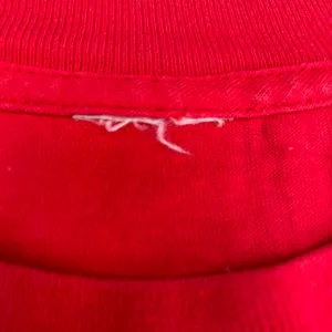 Vintage With God All Things Are Possible Embroidered Red Oversized T-shirt thumbnail 6