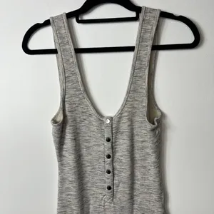 Free people cross court one piece‎ jump suit heather gray women’s size XS thumbnail 3