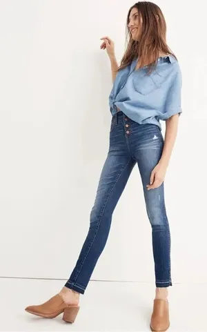 ✨Madewell 10" High-Rise Skinny Sz 26 Jeans✨ thumbnail 1