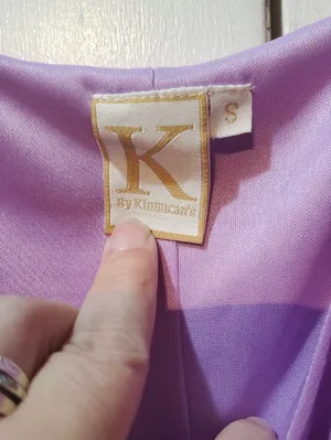 Kinnucan's Lilac Spaghetti Strap Mini Dress with Layered Bodice thumbnail 2