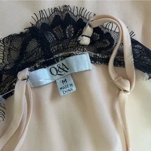 5/$30 🎈 Q & A medium nude lace trim camisole thumbnail 5