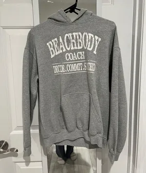 Grey Beach Body Hoodie thumbnail 1