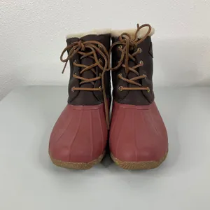 Sperry Pink‎ Rubber Boots Size 8 thumbnail 2