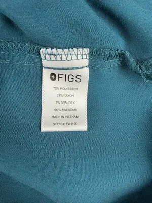 Figs Casma Three Pocket Scrub Top Hunter Green Women’s Size L Large thumbnail 6