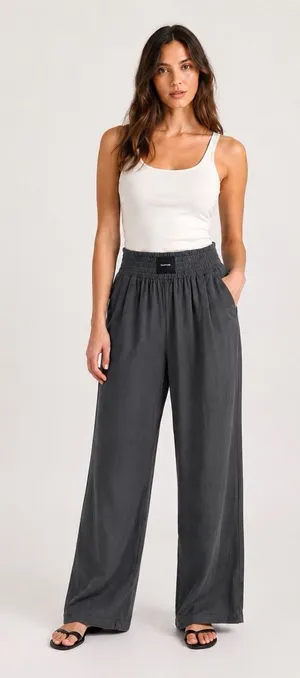 Talentless Gray Wide Leg Sweatpants M Lounge Streetwear Casual thumbnail 1