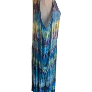 Chic BILA Rayon Tie-Dye Midi Dress for Women - Stylish & Comfy thumbnail 3